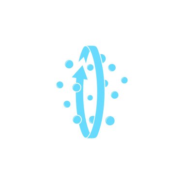 taze saf süreç sembolü ok kurdelesi tasarım vektörü