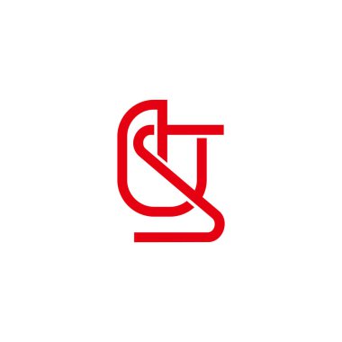 Güç düğmesi simgesi logo vektörü harfi