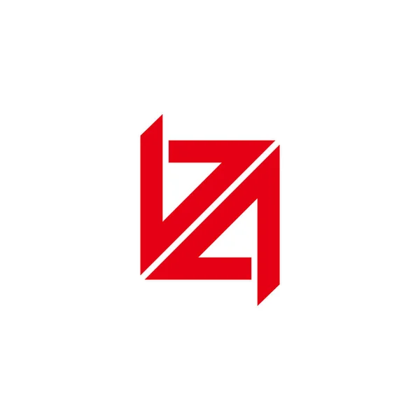 Litery Kwadratowe Strzałki Górę Kolorowe Wektor Logo — Wektor stockowy