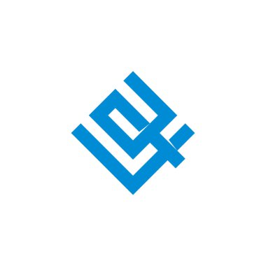 harf av basit geometrik bağlantılı çizgi logosu