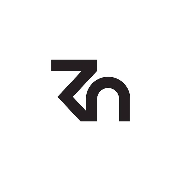Abstrakcyjna Litera Prosty Wektor Logo Linii — Wektor stockowy