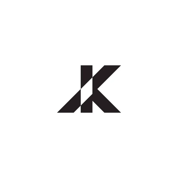 Letter Simple Motion Geometric Line Logo Vector — 图库矢量图片