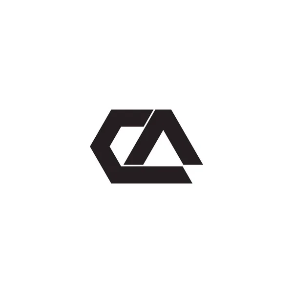 Letter Linked Arrow Slice Logo Vector — Image vectorielle