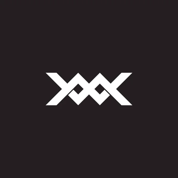 Abstrakcyjna Litera Prosty Powiązany Geometryczny Wektor Logo — Wektor stockowy