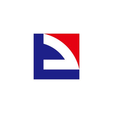 T harfi renkli logo vektörü