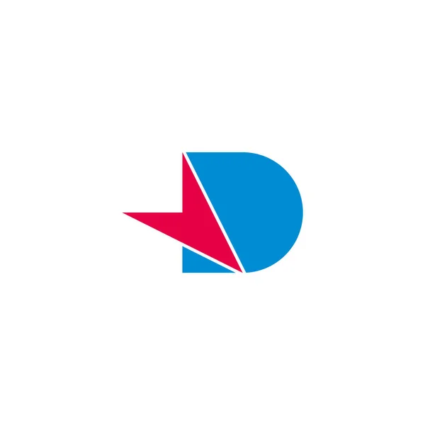 Harfi Imleç Işaretleyici Logo Vektörüne Tıklayın — Stok Vektör