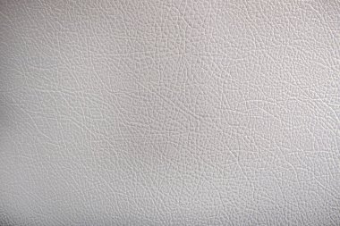 Arka plan ve desen dokusu kavramı için beyaz deri malzemesinin dokusu yakın plan