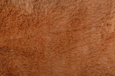 Doku ve arkaplan için kahverengi yün yakın plan