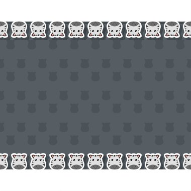 Pankart, poster ve tebrik kartı çerçeveli Zebra