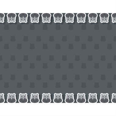 Sancak, poster ve tebrik kartı çerçeveli gergedanlar