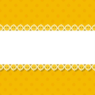 Pankart, poster ve tebrik kartı çerçeveli tavuk.