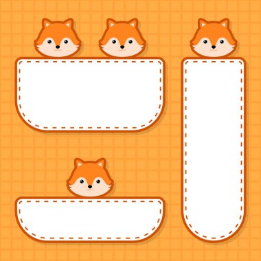 Fox 'la birlikte şirin bir pankart.