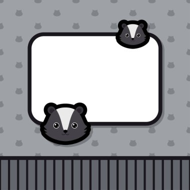 Kokarca ile tebrik kartı şablonu