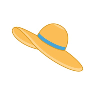 Kadınlar Şapka beyaz arka planda izole