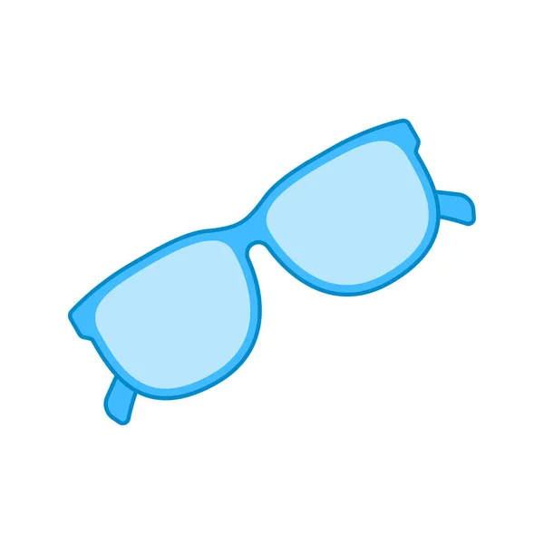 Gafas Aisladas Sobre Fondo Blanco — Vector de stock