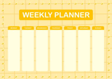 Banana ile günlük ve haftalık planlayıcı