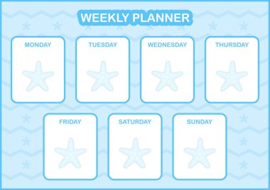 Denizyıldızı ile günlük ve haftalık planlayıcı