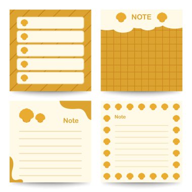 Deniz kabuğu ile kare not defterleri