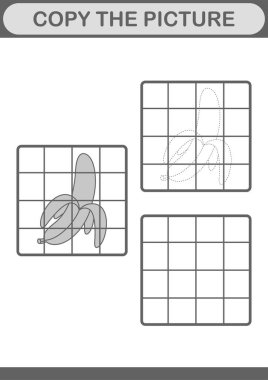 Muzlu resmi kopyala. Çocuklar için çalışma tablosu