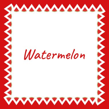 Pankart, poster ve tebrik kartı için karpuz sınırı