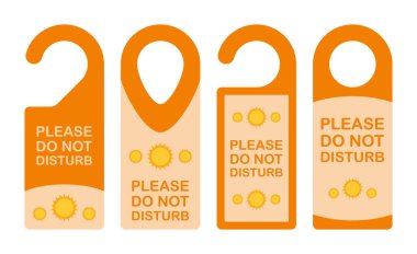 Sun 'la otel askısı tabelası.