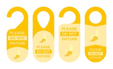 Muzlu otel askısı tabelası.