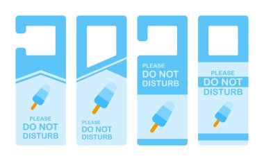 Dondurmalı otel askısı tabelası.