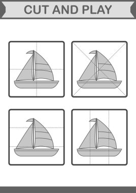 Kes ve yelkenliyle oyna.