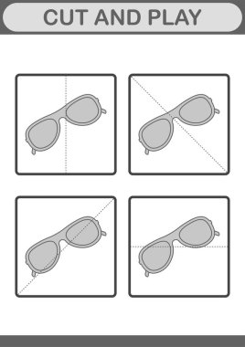 Kes ve gözlüklerle oyna.