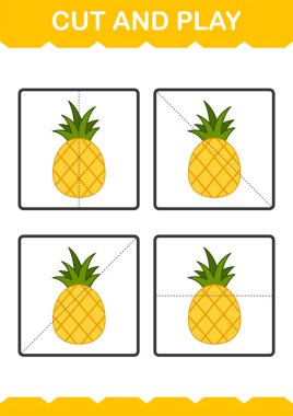 Kes ve ananasla oyna.