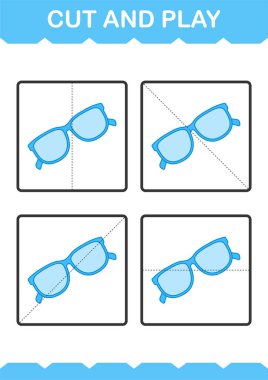 Kes ve gözlüklerle oyna.