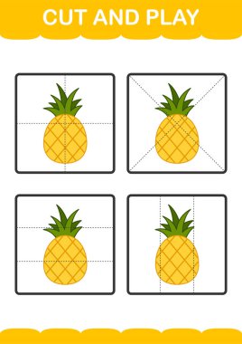 Kes ve ananasla oyna.