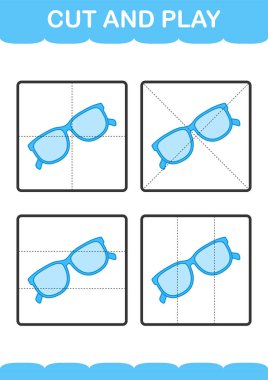 Kes ve gözlüklerle oyna.