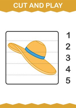 Kes ve kadınların şapkasıyla oyna.