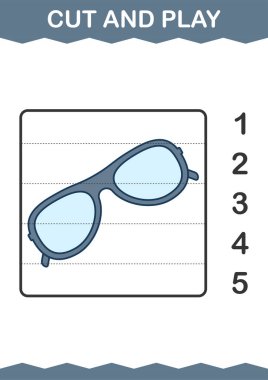 Kes ve gözlüklerle oyna.