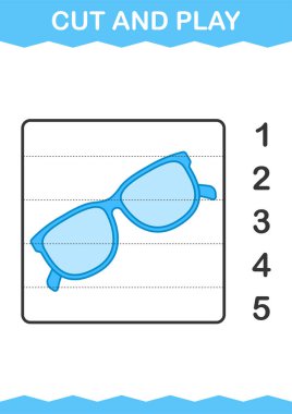 Kes ve gözlüklerle oyna.