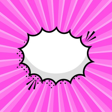 El yapımı konuşma baloncukları izole