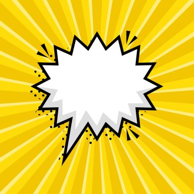 El yapımı konuşma baloncukları izole