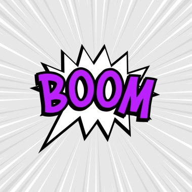 Metin BOOM ile izole edilmiş komik konuşma baloncukları