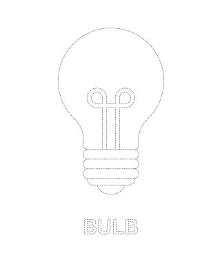 Çocuklar için ampul izleme çalışması