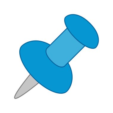 Beyaz arka plan üzerinde izole itme