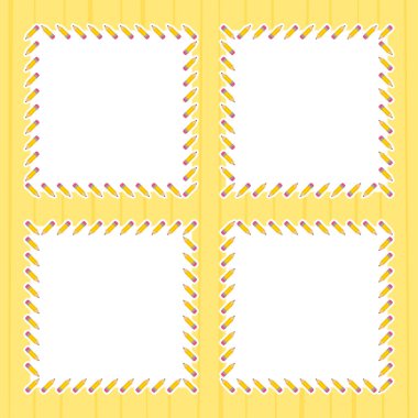 Pankart, poster ve tebrik kartı için Kalem ile çerçevele