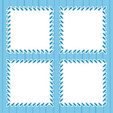 Pankart, poster ve tebrik kartı için kalem çerçevesi