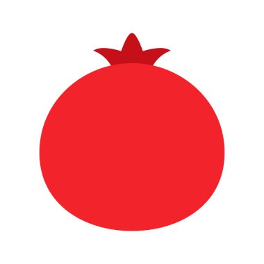 Beyaz arkaplanda izole edilmiş nar