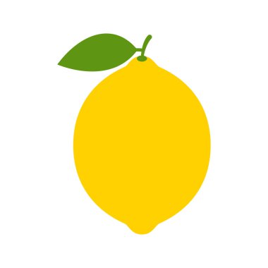 limon beyaz arkaplanda izole