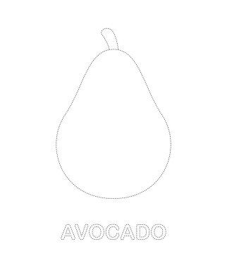 Çocuklar için Avokado izleme çizelgesi