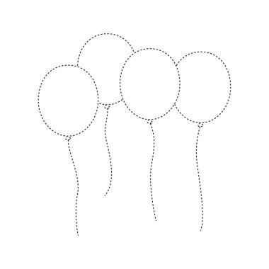Çocuklar için balon izleme çizelgesi