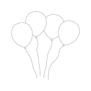 Çocuklar için balon izleme çizelgesi