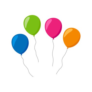 Beyaz arka plan üzerinde izole balon