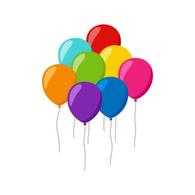 Beyaz arka plan üzerinde izole balon